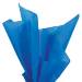 Fiesta Blue Tissue Paper — Bright medium blue, vivid cobalt tone tissue paper sheet, smooth finish
