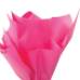 Flamingo Pink Tissue Paper — Soft medium pink with warm undertone tissue paper sheet, smooth finish