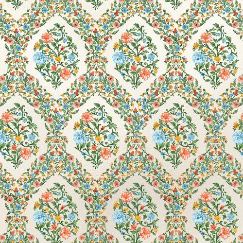 Floral Damask Pearl Gift Wrap Paper — versatile floral damask pearl all-occasion gift wrap