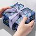 Floral Menorah Gift Wrap Paper - XB541
