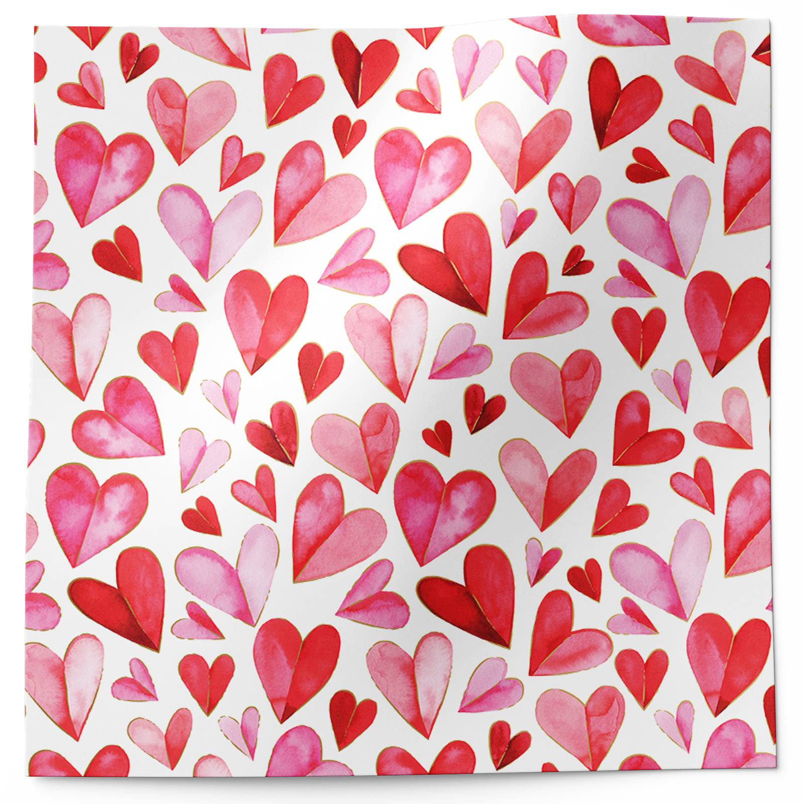 Folded Hearts Tissue Paper 20x30 | 240 Sheets Wholesale