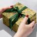 Forest Snowflakes Gold Gift Wrap Paper - XB876