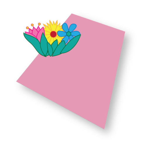 Fresh Blossoms Scented Tissue Paper — Solid pink tissue paper with fresh blossoms scent