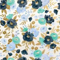 Fresh Flowers Gift Wrap Paper — classic fresh flowers pattern gift wrapping paper