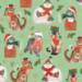 Frolicking Felines Gift Wrap Paper — Frolicking Felines Christmas gift wrap pattern