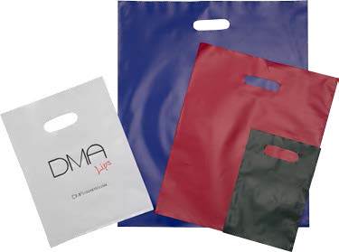 Frosted Solid Merchandise Bags - 9" x 12"