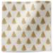 Gemstones Gold Pearl Trees tissue paper with gold glitter Christmas tree designs on a pearl cream background