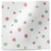 Gemstones Tissue Paper - Just Snowflakes — White and silver snowflake shapes with gold metallic gemstone sparkle on light tissue
