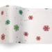 Gemstones Tissue Paper - Just Snowflakes — White and silver snowflake shapes with gold metallic gemstone sparkle on light tissue