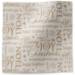 Gemstones Tissue Paper - Noel — Holiday script words Joy, Noel, Peace on kraft-tone tissue with gold metallic sparkle