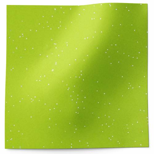 Gemstones Tissue Paper - Peridot — Bright lime yellow-green peridot tissue with scattered metallic gemstone sparkle