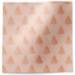 Gemstones Tissue Paper - Rose Gold Trees — Christmas tree silhouettes in rose gold metallic on white with gemstone sparkle