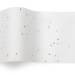 Gemstones Tissue Paper - White with Rose Gold — White tissue with scattered rose gold metallic gemstone sparkle accents