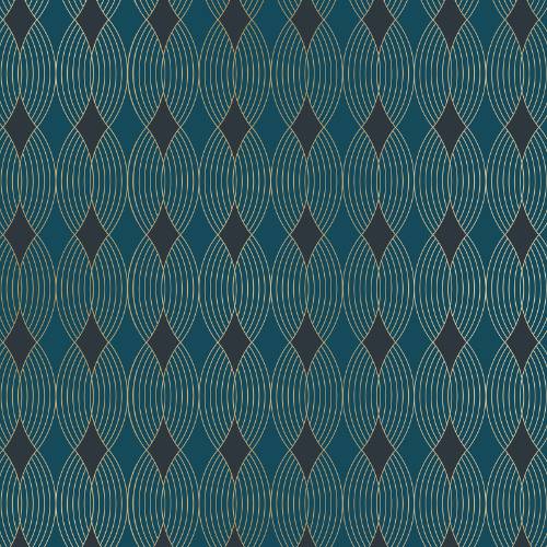 Gilded Geo Gift Wrap Paper — Gilded Geo men's gift wrap design