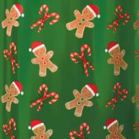 Gingerbread Candyman Gift Wrap Paper — holiday gingerbread candyman printed gift wrapping paper