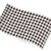 Gingham black printed tissue paper featuring a classic black and white buffalo check pattern