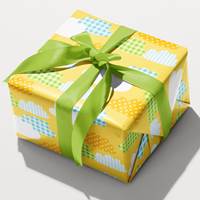 Gingham Clouds Gift Wrap Paper (Closeout) 