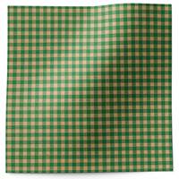 Gingham Green on Kraft Tissue Paper