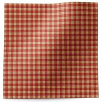 Gingham Red on Kraft Tissue Paper 