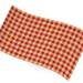 Gingham Tissue Paper - Red/Kraft