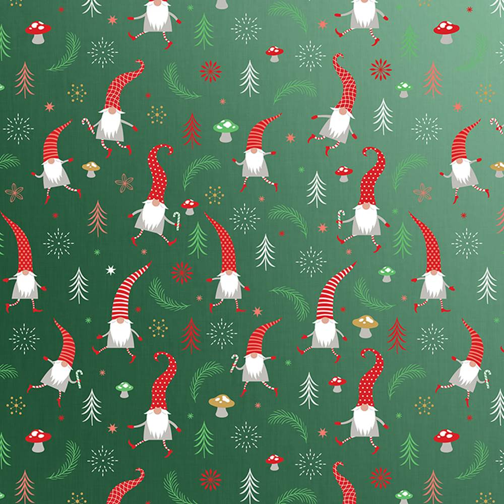 Winter Woodland Wrapping Paper, 30x208', Quarter Ream Roll