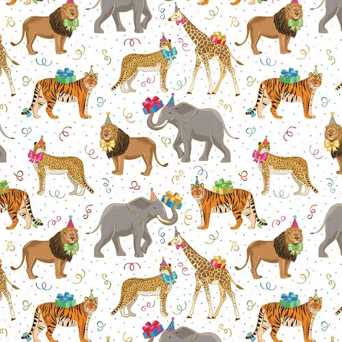 Go Wild Gift Wrap Paper — fun go wild birthday gift wrapping paper