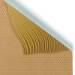 Gold Dot &amp; Stripe on Kraft Gift Wrap Paper — Gold Dot &amp; Stripe on Kraft everyday wrapping paper design