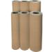 Gold Dot & Stripe on Kraft Gift Wrap Paper - B998D