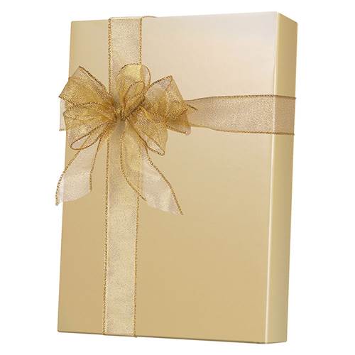 The Gift Wrap Company Gold Ribbon For Gift Wrapping 6/pk