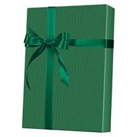 Gold & Green Stripe Gift Wrap