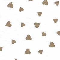 Gold Hearts Tissue Paper
