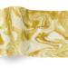 Gold marble printed tissue paper featuring metallic gold marbled patterns on a light background