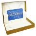 Gold Ribbed Gift Card Box - GC-POPUP-RIB-GOLD-100