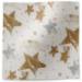 Gold and silver celebration printed tissue paper with metallic star and confetti design