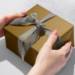 Gold & Silver on Kraft Reversible Gift Wrap Paper - B995D