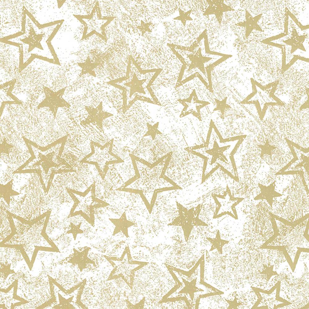 Gold+Star+Patterned+Tissue+Paper+from+Midpac+Packaging.+White+Tissue+Paper+with+a+gold+star+print+across+the+sheet.
