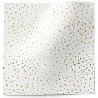 Gold on White Reflections Tissue Paper
