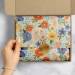 Golden Floral Printed Tissue Paper - BPT375