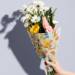 Golden Floral Printed Tissue Paper - BPT375