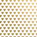 Golden Hearts Gift Wrap Paper — romantic golden hearts pattern gift wrap