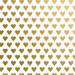 Golden Hearts Gift Wrap Paper