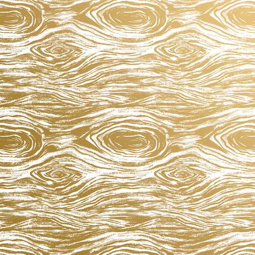 Golden Wood Grain Gift Wrap Paper — festive Golden Wood Grain holiday wrapping paper design
