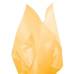 Goldenrod Tissue Paper — Rich warm amber/golden yellow tissue paper sheet, smooth finish
