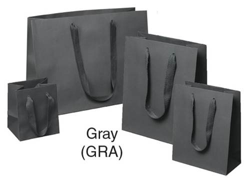 Gray Manhattan Shopping Bag