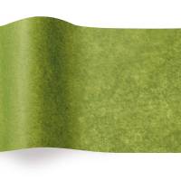 Green Tea Solid Tissue Paper — Muted olive-chartreuse green tissue paper sheet, smooth finish