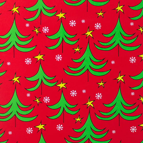 Grinchy Trees Gift Wrap Paper — Grinchy Trees Christmas gift wrap pattern