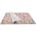 Floral delight printed tissue paper featuring pastel flowers and botanical accents