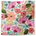 Floral delight printed tissue paper featuring pastel flowers and botanical accents