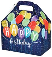 Happy Birthday Balloons Large Gable Box