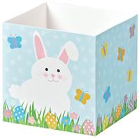 Happy Easter Square Party Favor Box Square Party Favor Box